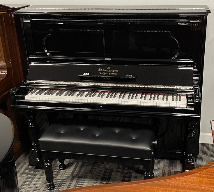 Steinway F 54in Upright Piano